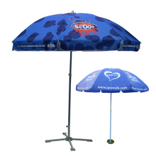 2020 Hot Sale Advertising Promotional Uv 50+ Beach Umbrella Sunshade Commercial Patio